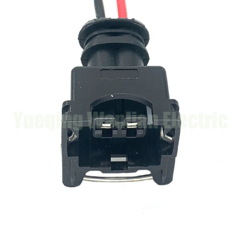 2 Pin 282189-1 282762-1 0-282762-1 Weibliche schwarze Auto Power Timer Drahtanschluss