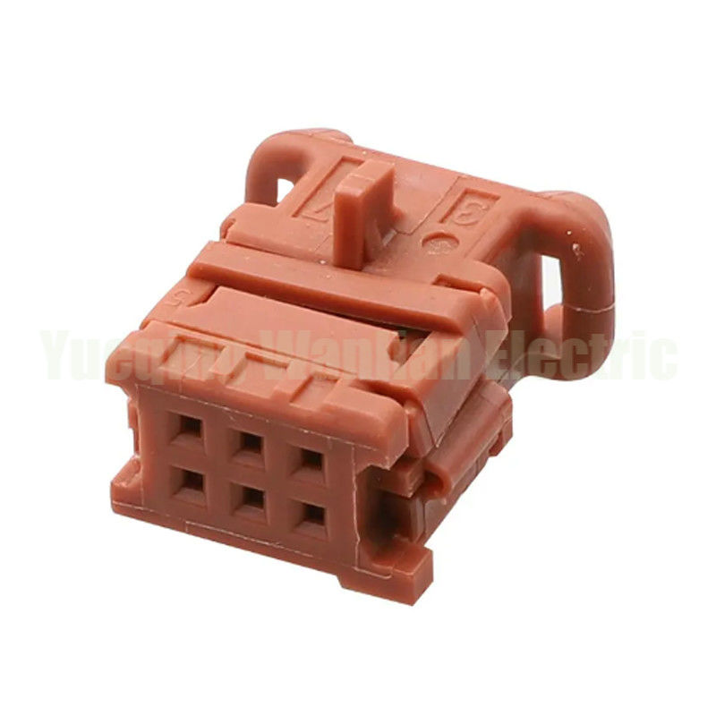 6 Pin 98786-1019 Weibliche Autokabel-Verkabelung Gurt-Konnektor Stecker Kunststoffgehäuse