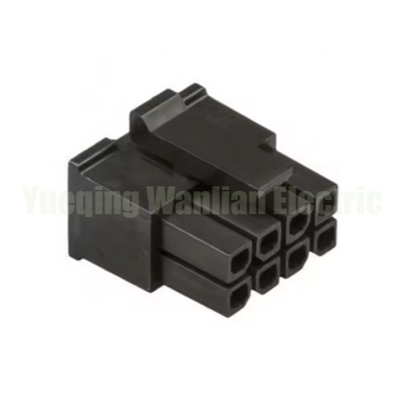 430250800 8 Pins Behälter Anschlüsse Doppelreihe Draht zu Draht Board Schwarzes Gehäuse