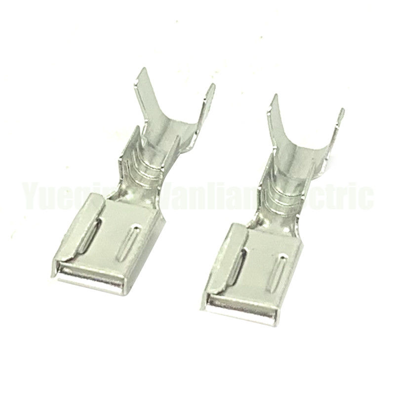 QLW-F-300 6,3 mm Behälter weibliche Kupferlegierung Zinnbeschichtung Stamping Messing Terminal