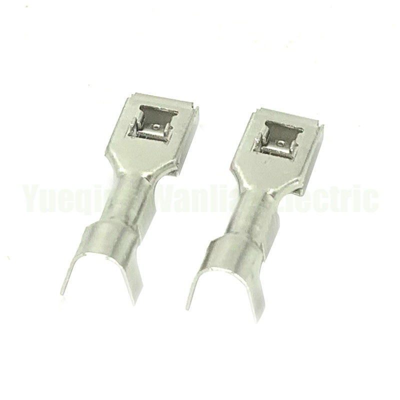 QLW-F-300 6,3 mm Behälter weibliche Kupferlegierung Zinnbeschichtung Stamping Messing Terminal