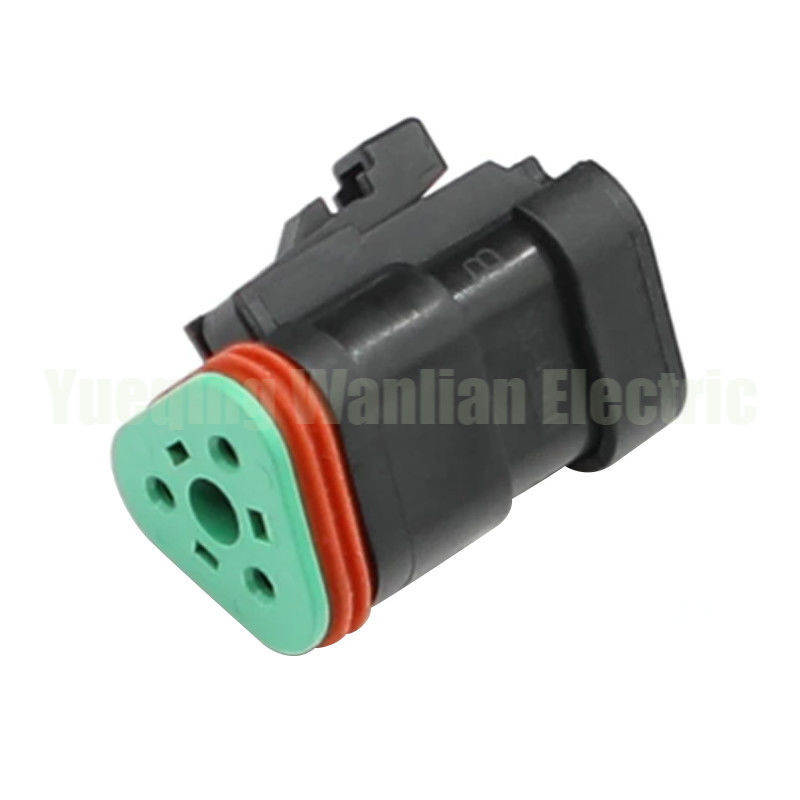 3 Pins DEUTSCH Fahrzeuganschlüsse DT06-3S-E005 AT06-3S-EC01BLK Flach DT-Serie