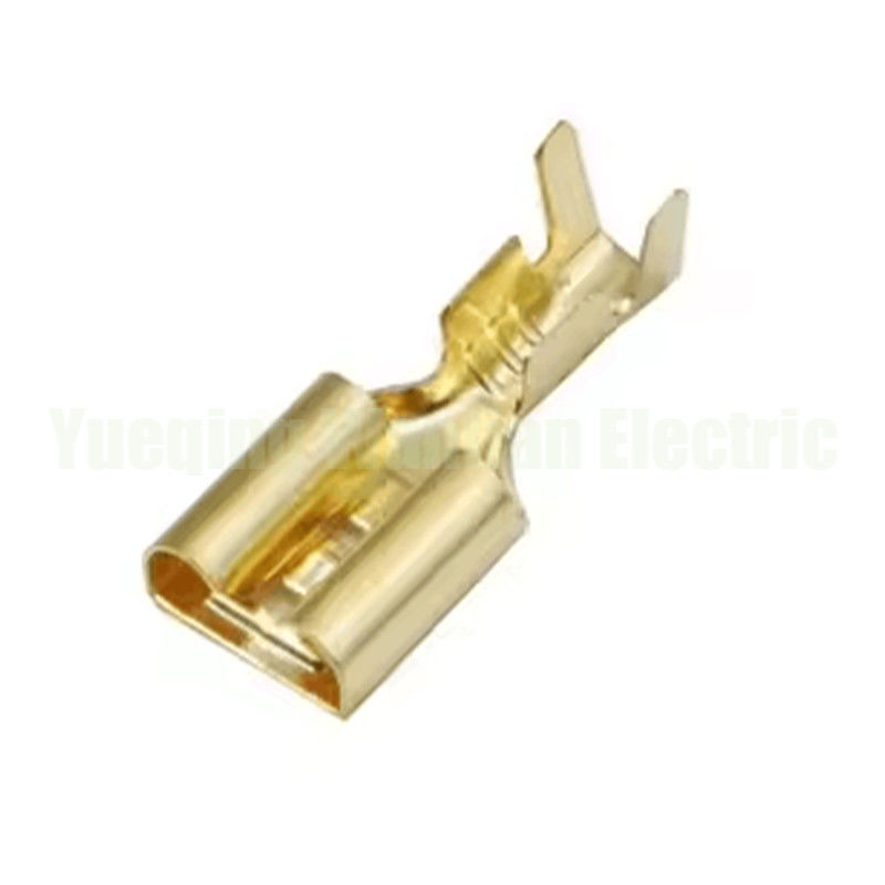 DJ622-D6.3B Schnellspalte 6.3mm Weibliche Drahtspade-Verbindung 6.3 Draht-Kremmterminal