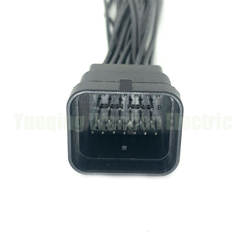 26 Pin WL2621-1.2-11 Schwarz versiegelt Wasserdichtes Elektro-Auto-Draht Gurt Stecker