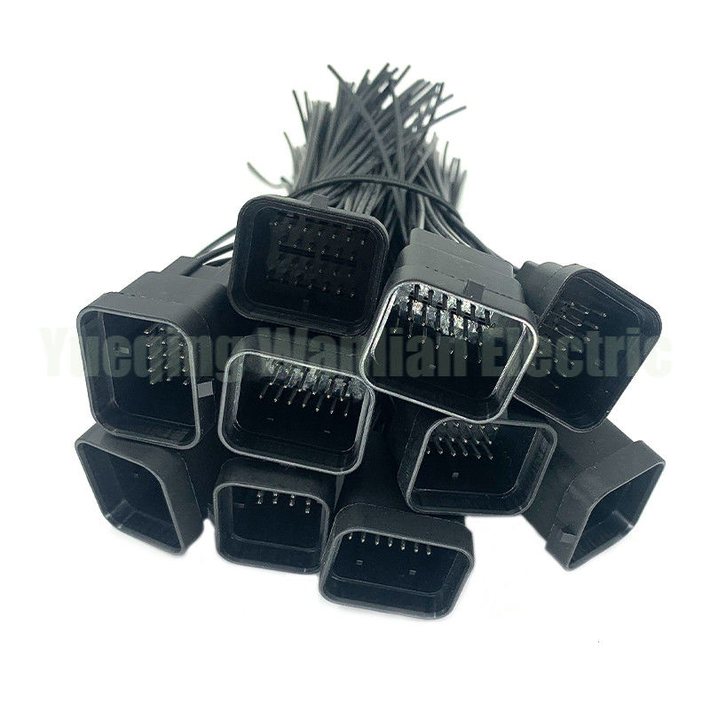 26 Pin WL2621-1.2-11 Schwarz versiegelt Wasserdichtes Elektro-Auto-Draht Gurt Stecker