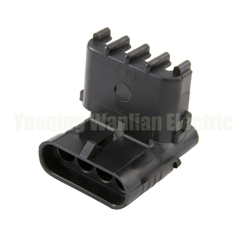 4 Pin 120109741 Elektro-Kabel-Anschluss Wasserdicht Wetterpack Quadratdraht Weibliche Steckdose