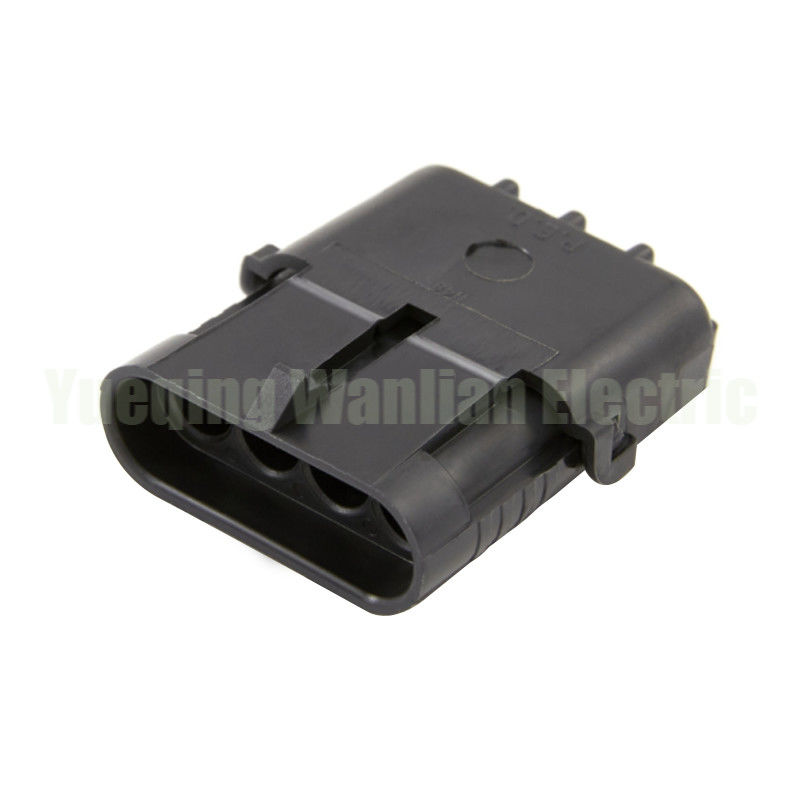 4 Pin 120109741 Elektro-Kabel-Anschluss Wasserdicht Wetterpack Quadratdraht Weibliche Steckdose