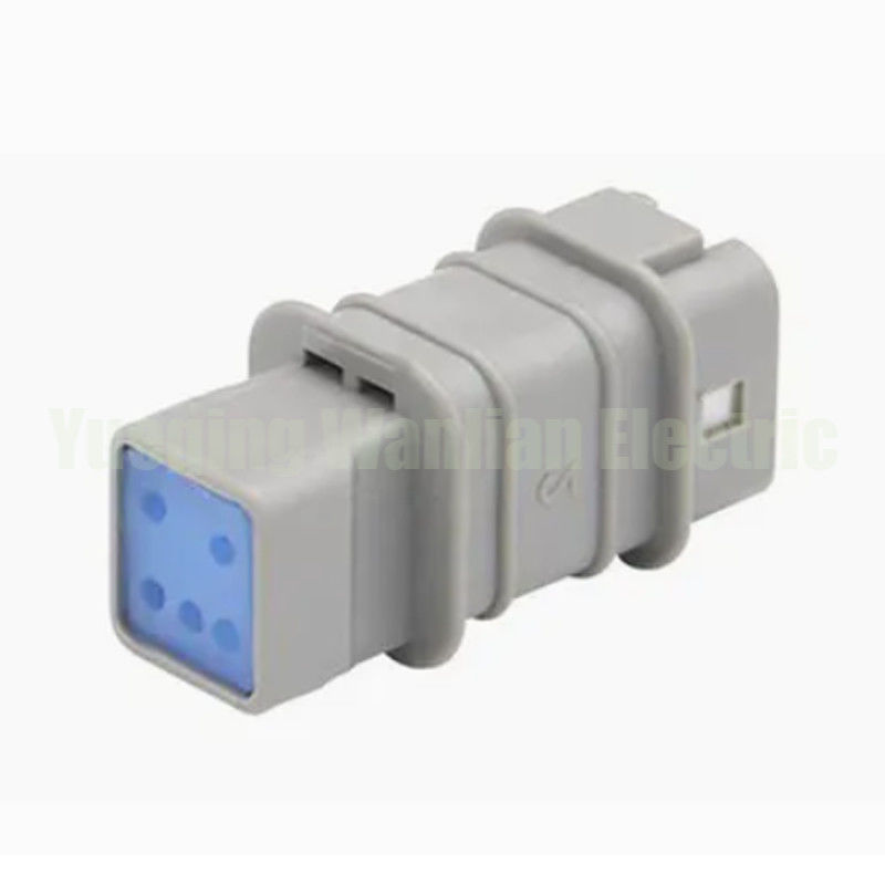 5 Pin 05T-JWPF-HHLE-D Kleiner Strom Grauer wasserdichter Stecker Miniaturschalter Stecker Drahtgurt