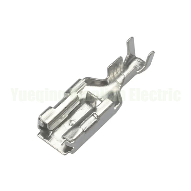 DJ6210-6.3B Messing-Tinned Automotive Wire Crimp Terminal 6.3MM Pins Positives Schließen