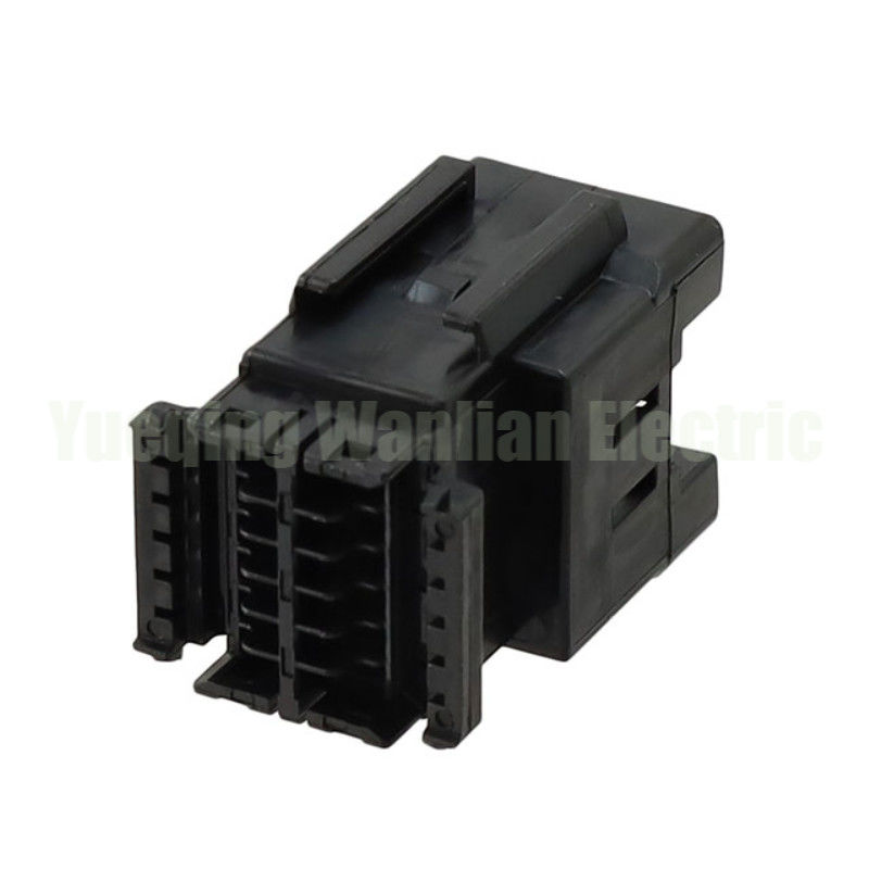 12 Pin 174058-2 Auto-Auto-Fensterlifter-Versammlungsteilverbindung Schwarzer Stecker Automobil-Verkabelungsharnis