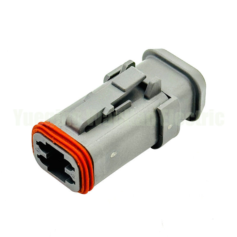 4 Wege DT06-4S-E008 Deutsch DT-Serie Steckdose Automobilanschluss Stecker Grau